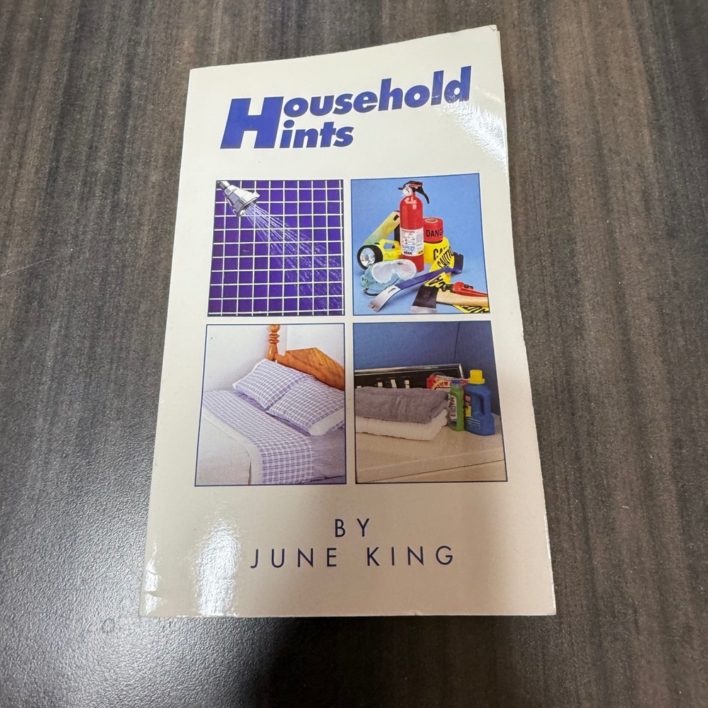 Vintage‎ 1996 Household Hints by June King Home Improvement Tips Cleaning Hacks